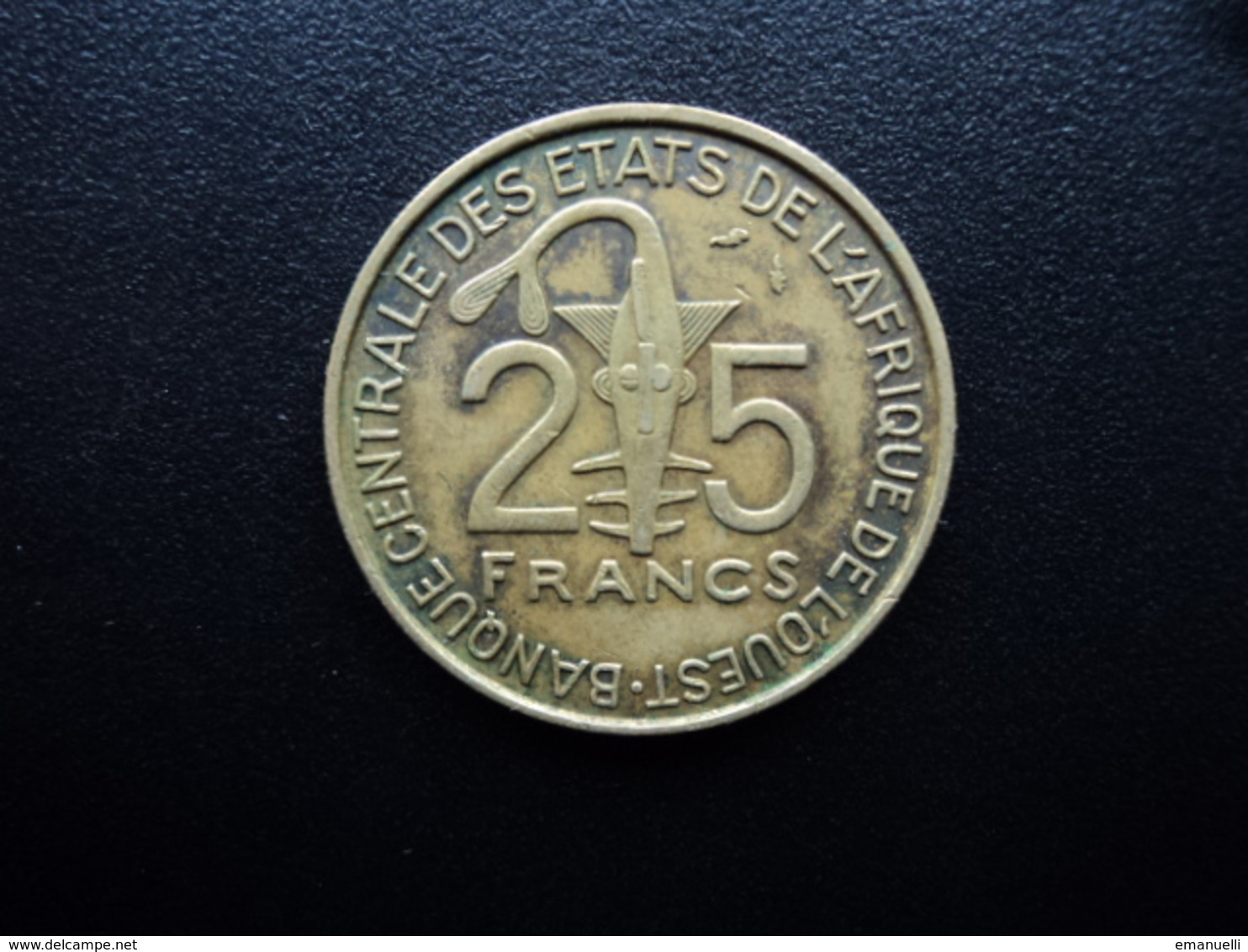 ÉTATS DE L'AFRIQUE DE L'OUEST : 25 FRANCS   1990   KM 9      TTB - Autres – Afrique