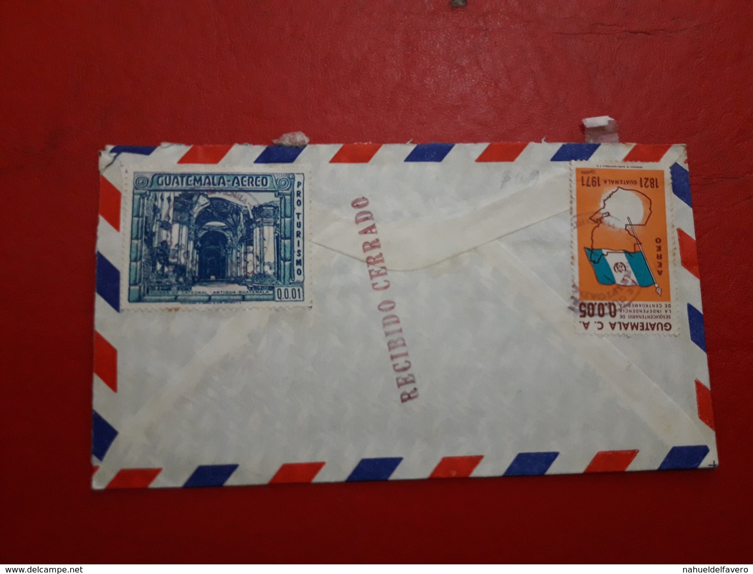 Le Guatemala Enveloppe Circulé Avec Une Grande Quantité De Timbres - Guatemala