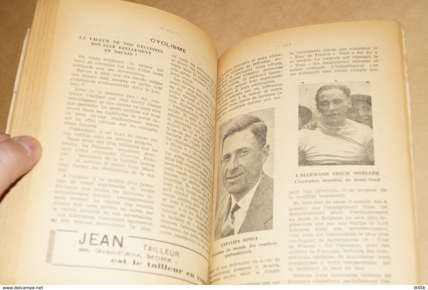 ancien almanach du peuple et de la Wallonie,1931,édition 1930,complet 238 pages,20 Cm./15,5 Cm..collection