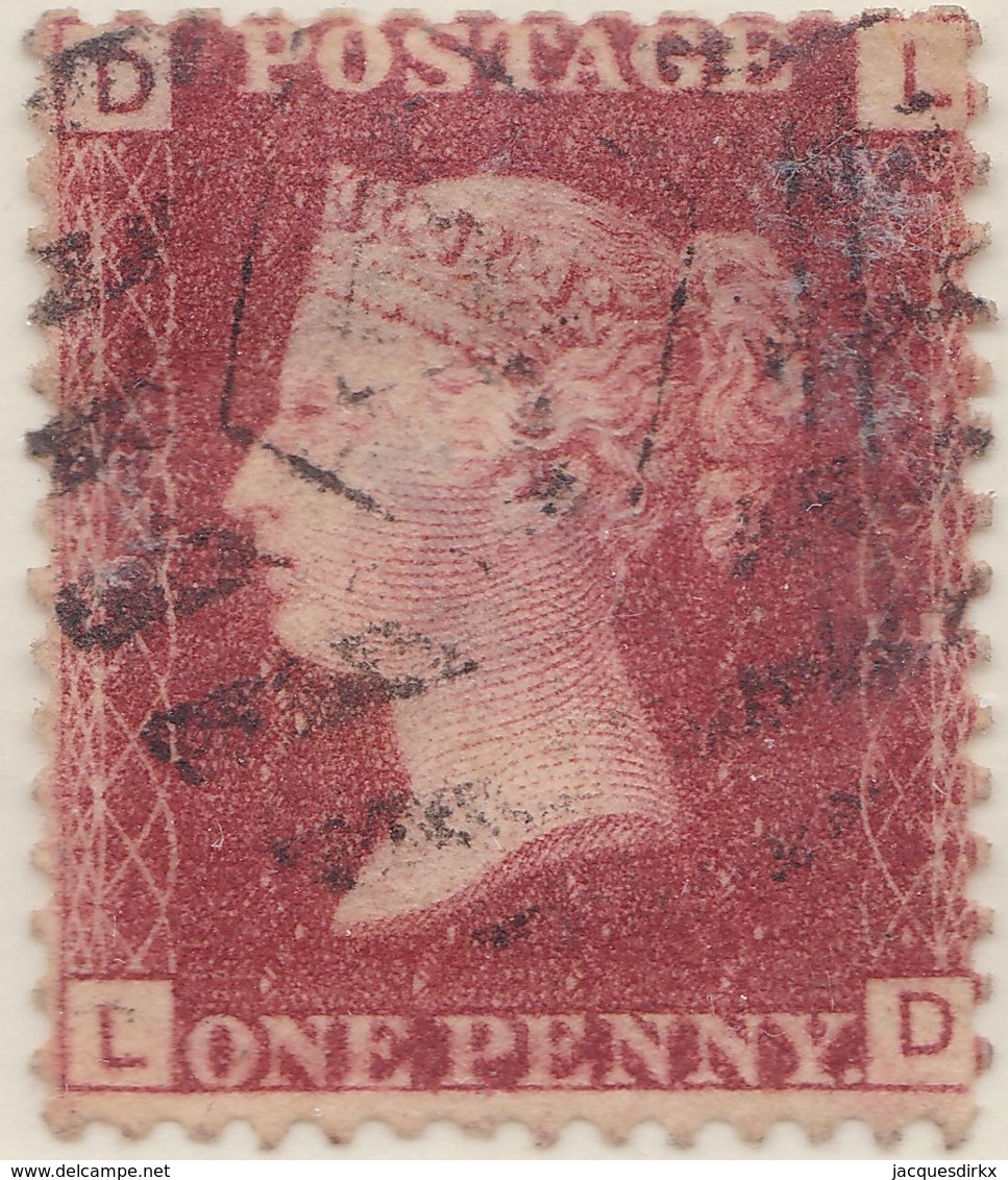 England  .     Yvert   .    26    .   Plate  93         .     O   .    Cancelled .   /    .   Gebruikt - Used Stamps