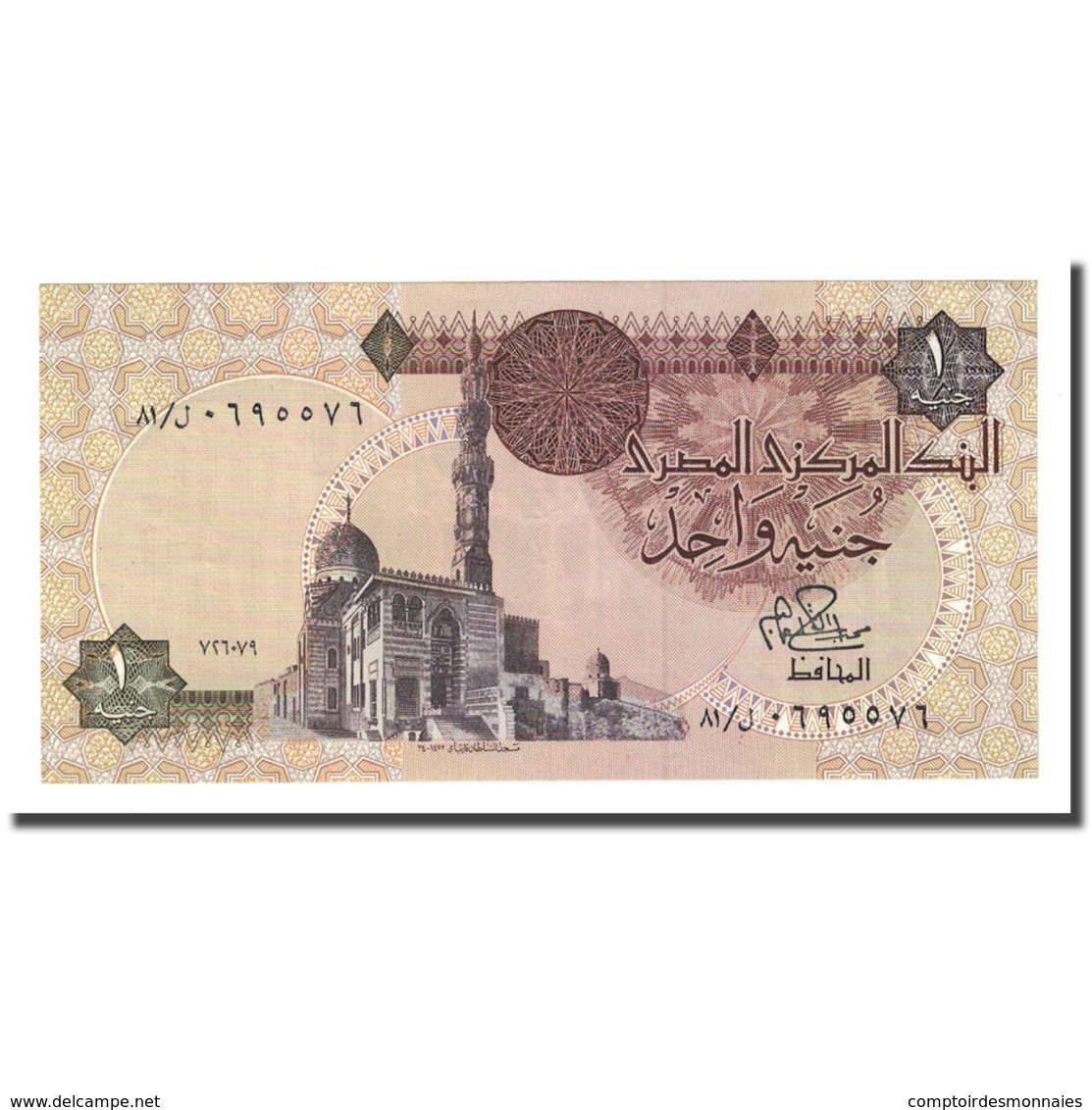 Billet, Égypte, 1 Pound, 1978 -2008, KM:50d, NEUF - Egypte