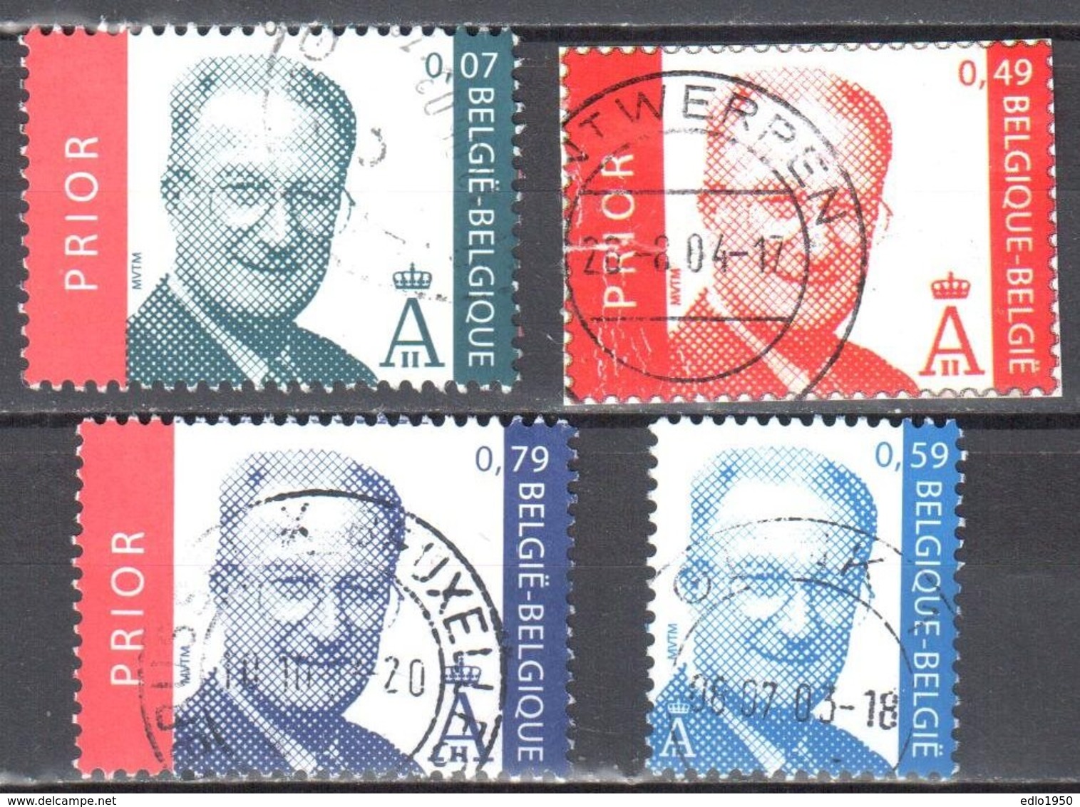 Belgium 2002 - Mi.3181-84 - Used - Oblitéré - Gebraucht