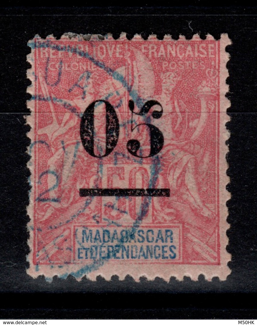 Madagascar - YV 48 Oblitere DIEGO SUAREZ En Bleu Type Groupe Cote 5,50 Euros - Used Stamps
