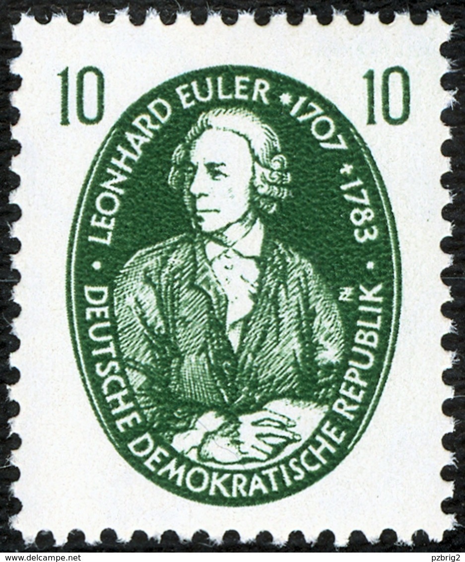 EULER, L. - DDR 1957 -  Michel # 575 MNH ** Mathematician, Physicist, Mathematics, Physics - Sonstige & Ohne Zuordnung