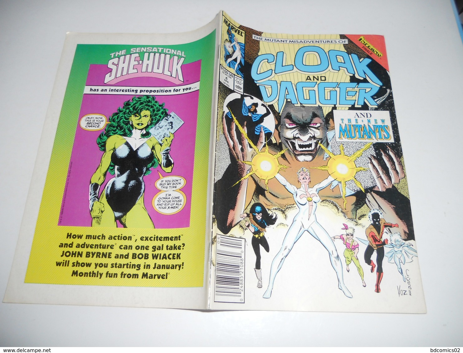 The Mutant Misadventures Of Cloak And Dagger 4 (Marvel Comics) Avril 1989 - Inferno  EN V O - Marvel