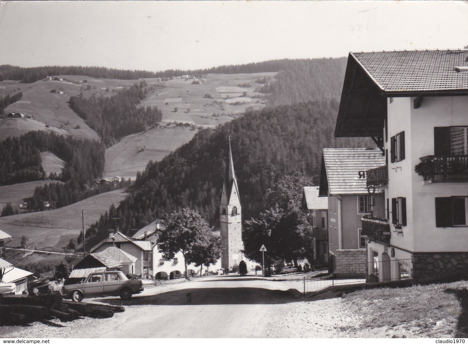 CARTOLINA - POSTCARD - BOLZANO - S. MARTINO M. 1134 - VAL BADIA - VIAGGIATA DA S. MARTINO A BERGAMO - Bolzano