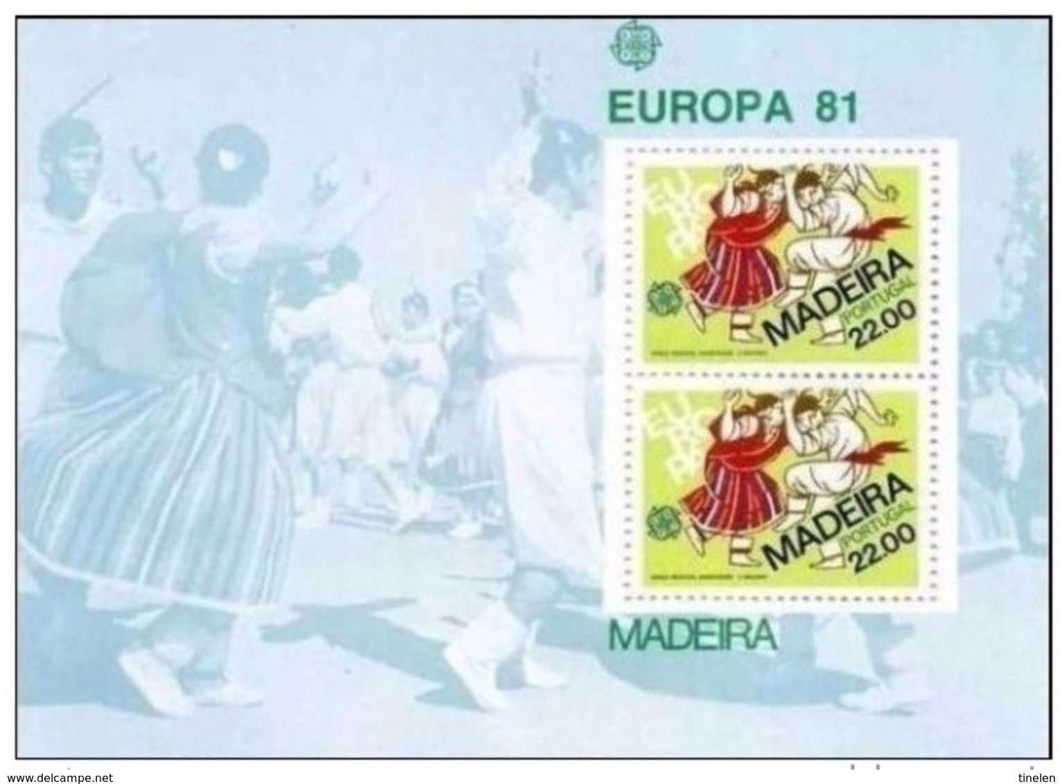 MADEIRA - FOGLIETTO EUROPA 1981 - 1981