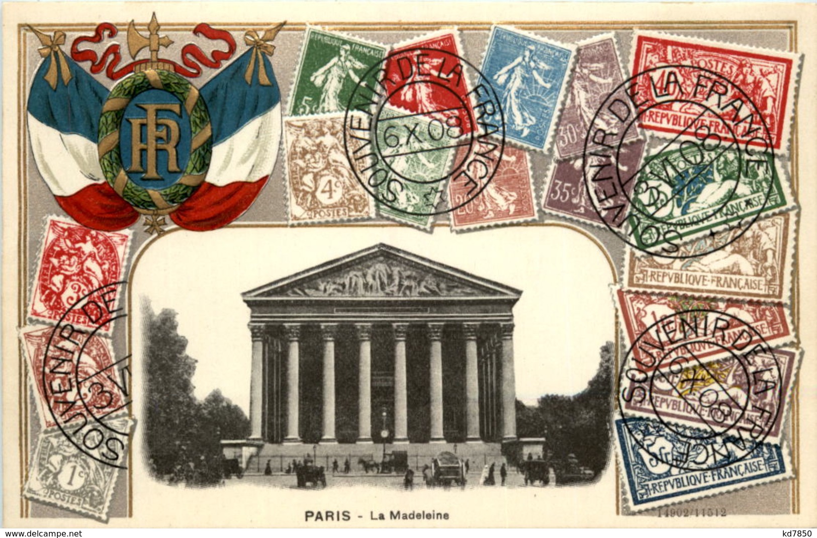 Paris - Litho - Timbres - Sonstige & Ohne Zuordnung