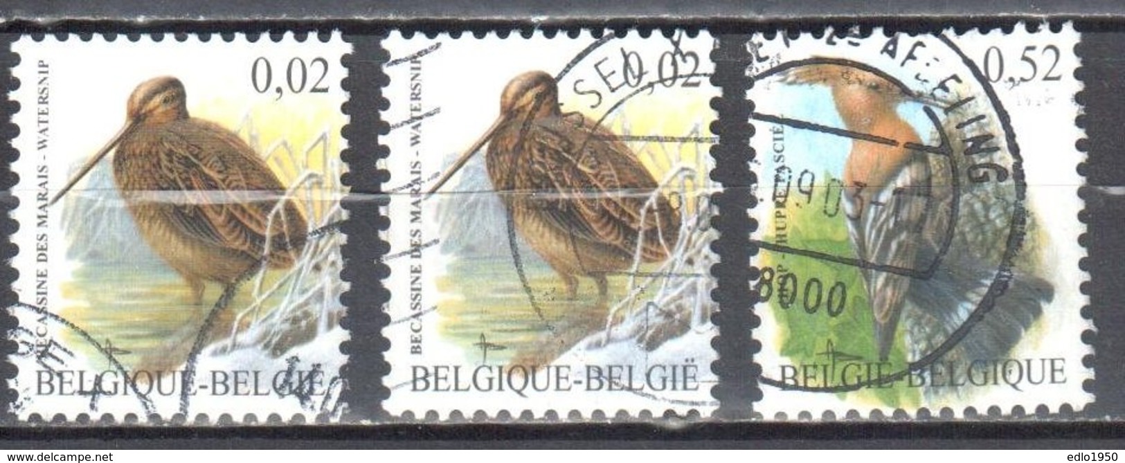 Belgium 2003 - Birds - Mi.3251x,y -52 - Used - Oblitéré - Gebraucht