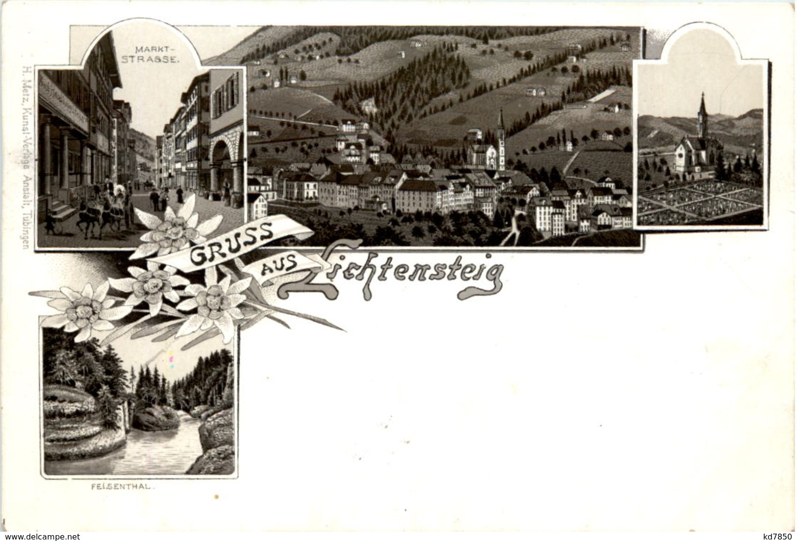 Gruss Aus  Lichtensteig - Litho - Lichtensteig