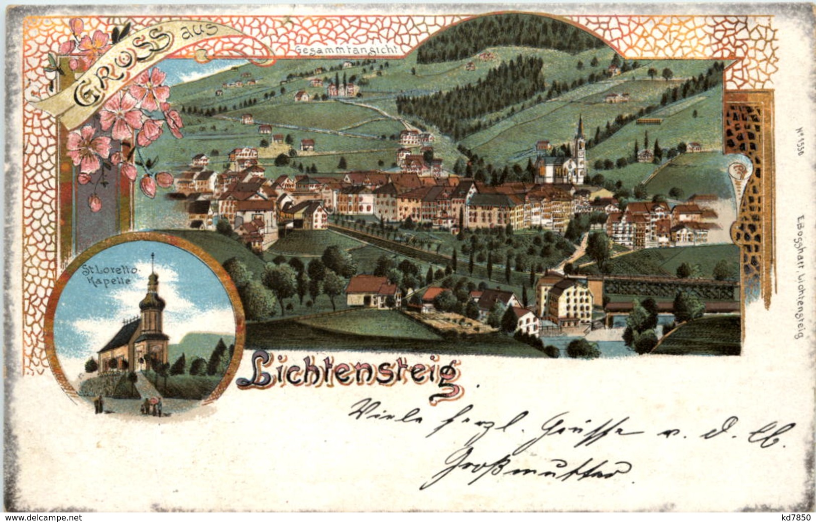 Gruss Aus  Lichtensteig - Litho - Lichtensteig