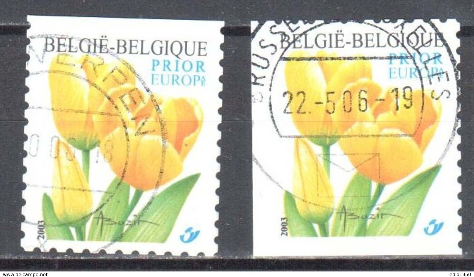 Belgium 2003 - Flowers - Mi.3272 BD - Used - Oblitéré - Gebraucht