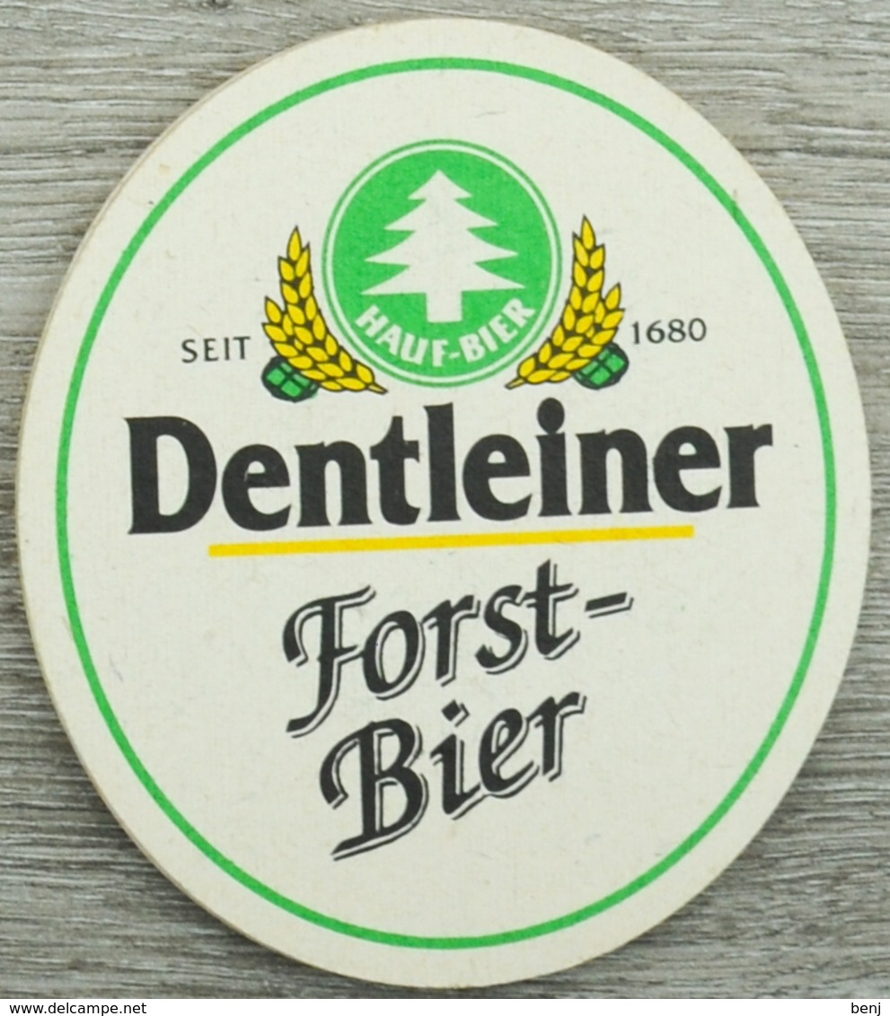 Sous-bock DENTLEINER FORST-BIER Sapin Bierdeckel Beermat Bierviltje (CX) - Sous-bocks