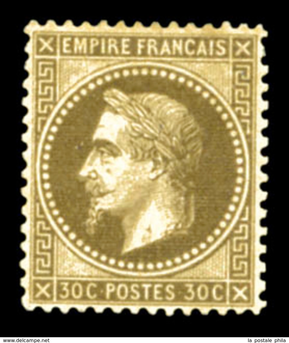 * N°30, 30c Brun, Gno, Très Bon Centrage. TB  Qualité: *  Cote: 1200 Euros - 1863-1870 Napoleon III With Laurels