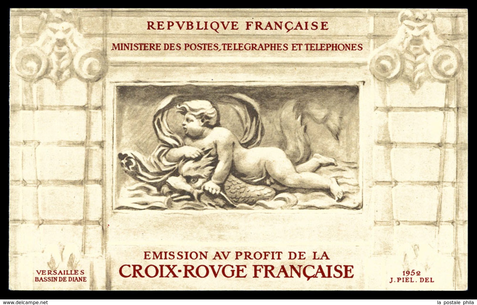 ** Carnet Croix Rouge 1952, TB (certificat)  Qualité: **  Cote: 550 Euros - Red Cross