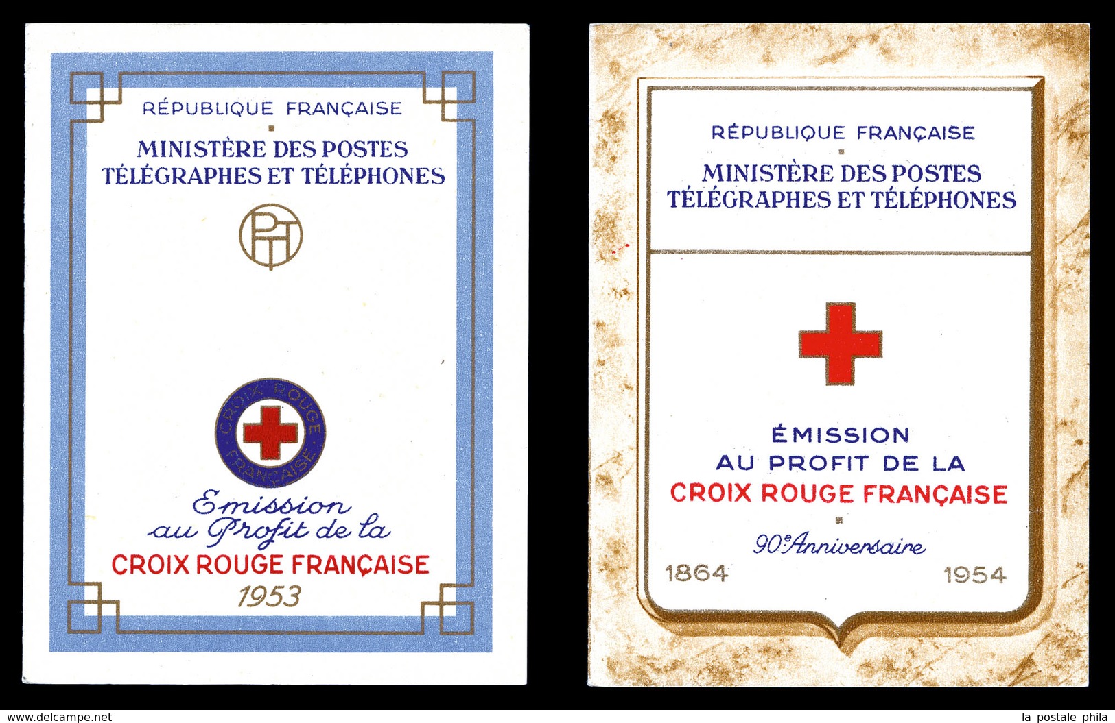 ** Carnets Croix Rouge 1953 Et 1954. TB  Qualité: **  Cote: 340 Euros - Rode Kruis