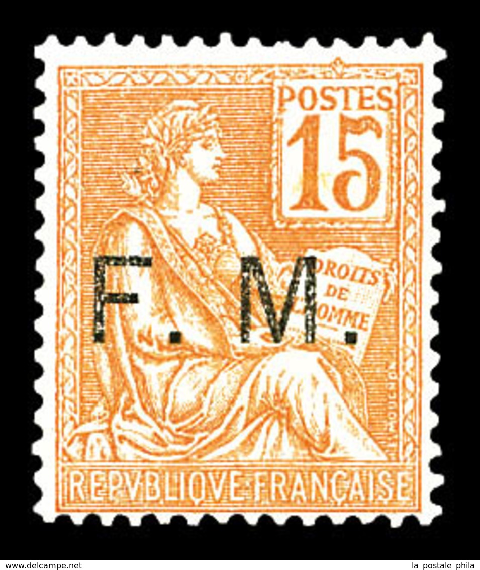 ** N°1, 15c Orange, TB  Qualité: **  Cote: 230 Euros - Military Postage Stamps