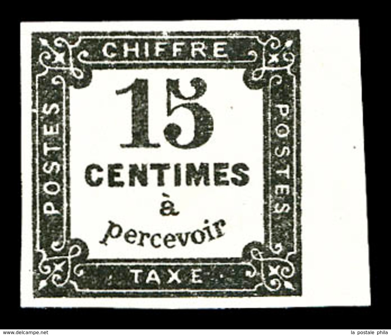 ** N°4, 15c Noir Bdf, Fraîcheur Postale. TTB  Qualité: ** - 1859-1959 Afgestempeld