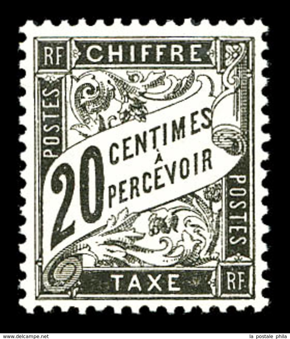 ** N°17, 20c Noir, Fraîcheur Postale, Très Bon Centrage. SUP (signé Calves/certificat)  Qualité: ** - 1859-1959 Used