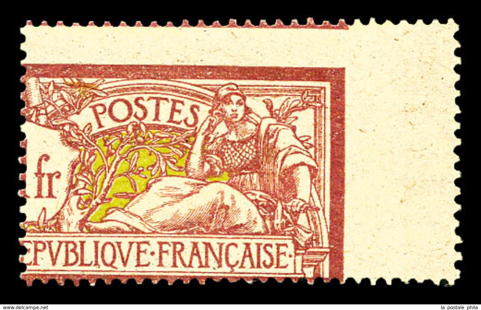 * N°121k, 1f Merson, Piquage Décalé. TTB  Qualité: * - Unused Stamps