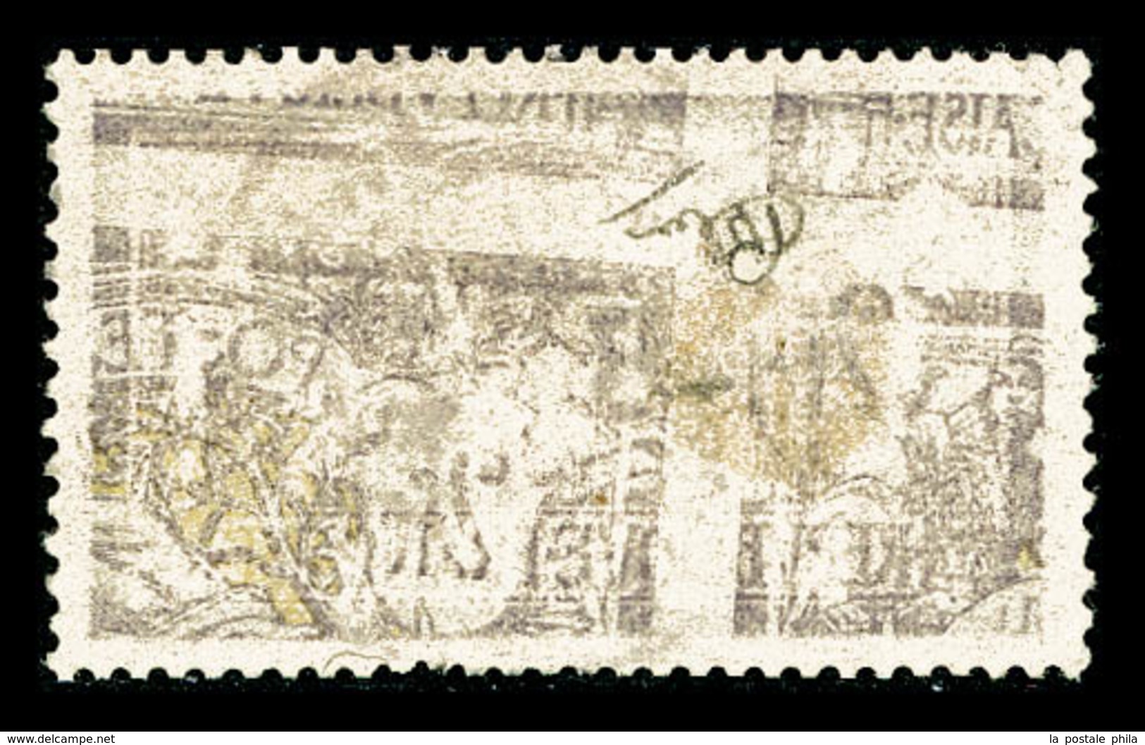 O N°122, Merson, 2F: Impression Recto-verso. SUP. R.R. (signé Calves/certificat)  Qualité: O  Cote: 1000 Euros - Unused Stamps