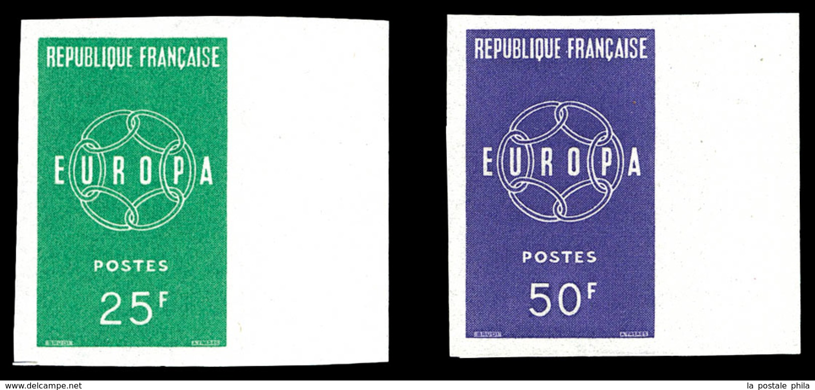 ** N°1218/19, Paire Europa De 1959 Bdf. TB  Qualité: **  Cote: 154 Euros - Unclassified