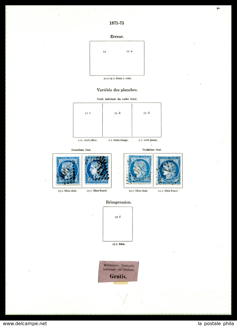 N IMPORTANTE COLLECTION DE FRANCE CLASSIQUE: n°1° n°2° n°3°(3ex) n°4°(4ex) n°5° (7ex) n°6 (3ex) Série Réimpression n° 1/