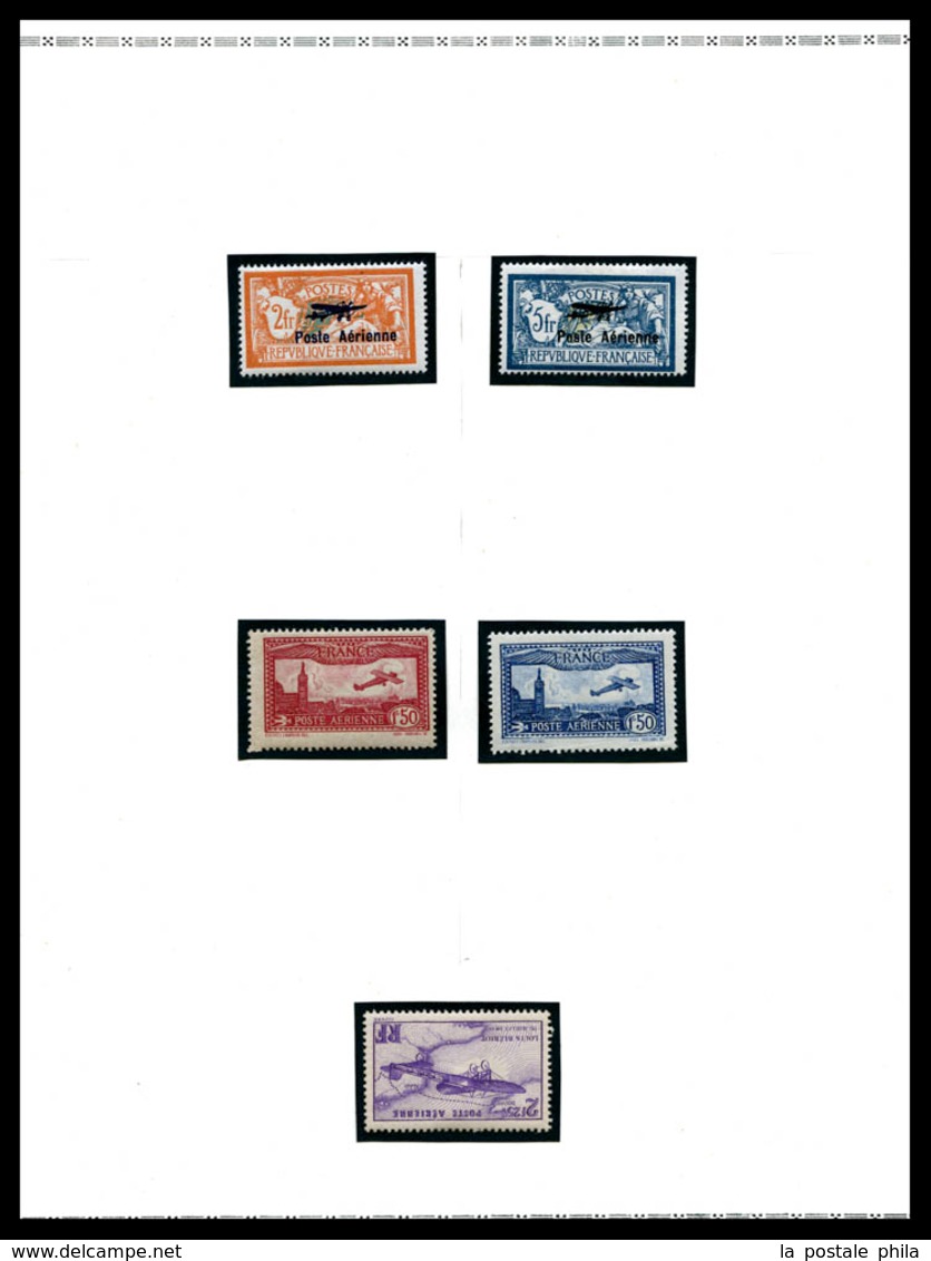 N Collection En 1 Volume Et Un Classeur. Bel Ensemble De Timbres Neufs Et Oblitérés Des Origines à 1947, Poste, PA, BF E - Sammlungen