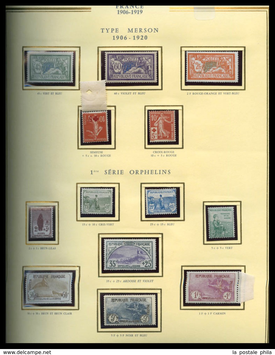 ** 1900/2000: Collection De Timbres Neufs** Depuis 1900 (quelques Sage Et Divers En Neufs), Quasi Complet Dont Mouchon, - Collezioni