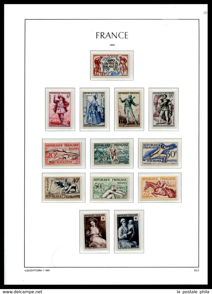 ** 1906/1953, Poste, Collection De Timbres Neuf** Presentée Album Dont Séries Personnages Célèbres. TB  Qualité: **  Cot - Collections