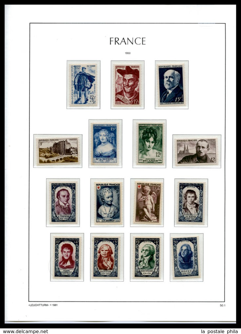 ** 1906/1953, Poste, Collection De Timbres Neuf** Presentée Album Dont Séries Personnages Célèbres. TB  Qualité: **  Cot - Collections