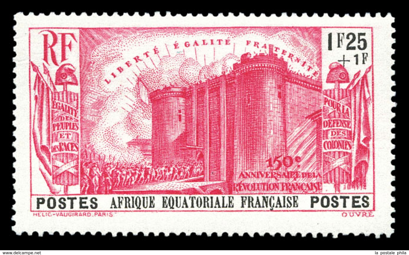 ** GRANDES SERIES COLONIALES, 150ème Anniversaire De La Révolution, La Série Complète: Poste, Les 120 Valeurs + Avion, L - 1939 150e Anniversaire De La Révolution Française