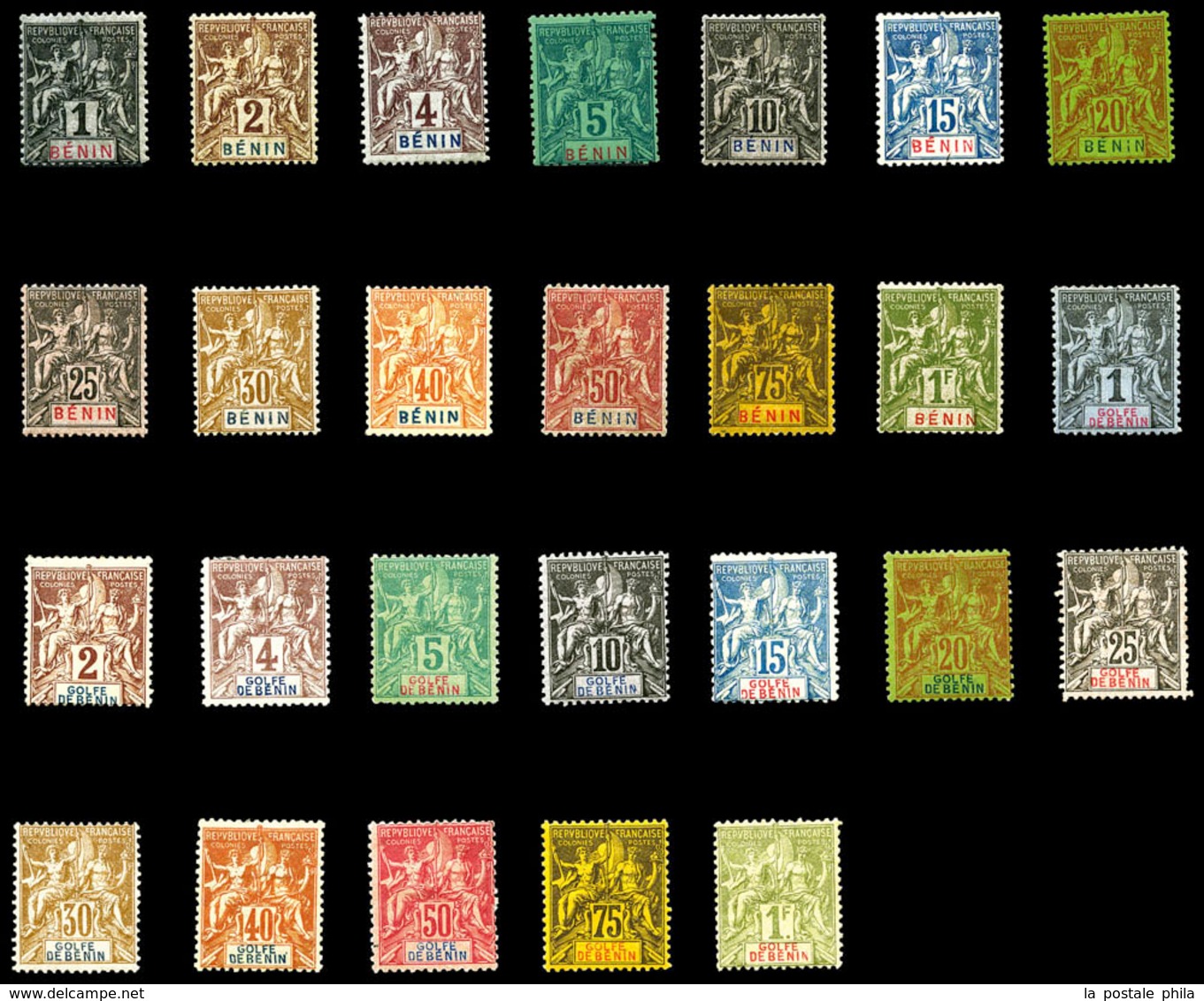 * BENIN, N°20/45, Les 2 Séries TTB (certificat)  Qualité: *  Cote: 514 Euros - Unused Stamps