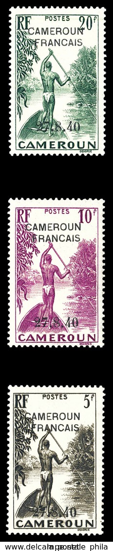 * CAMEROUN, N°202/32, Série Complète De 1940, Les 31 Val TB (certificat)  Qualité: *  Cote: 522 Euros - Ungebraucht