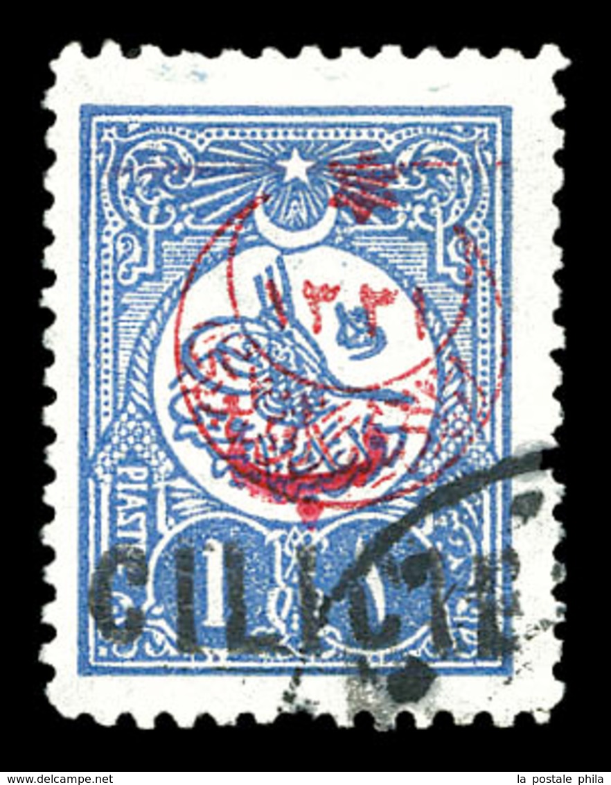 O CILICIE, N°7, 1 Pi Outremer. TTB (signé Pavoille/certificat)  Qualité: O  Cote: 1500 Euros - Used Stamps