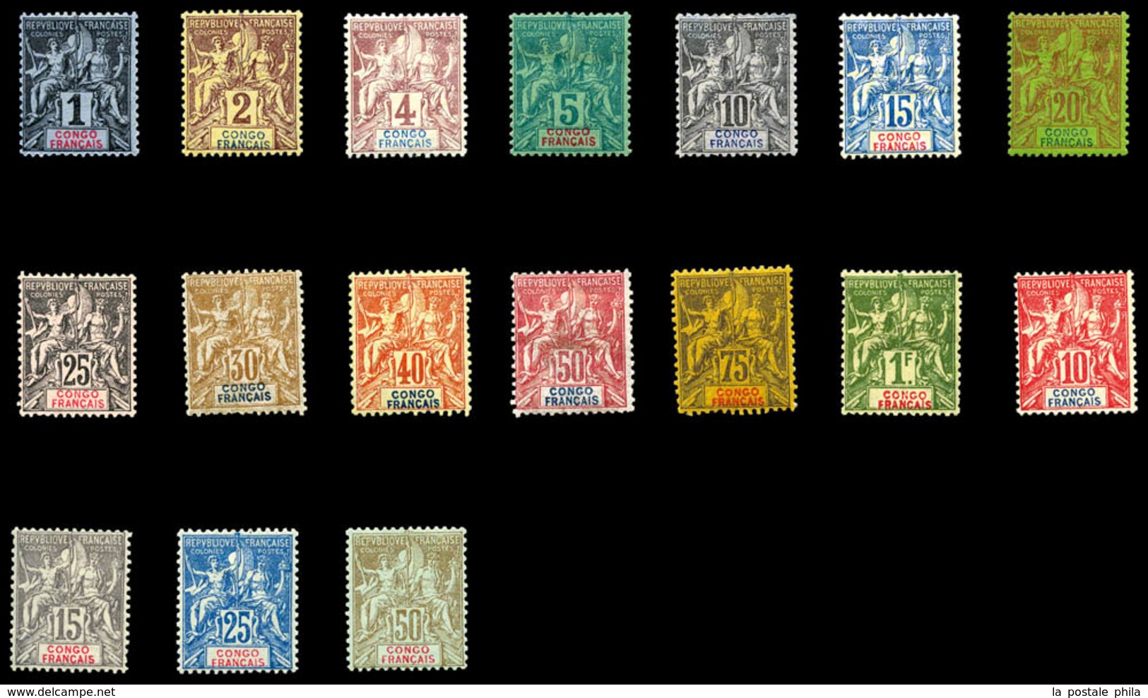 * CONGO, Séries 12 à 24 Et 42 à 45. TB (certificat)  Qualité: *  Cote: 511 Euros - Unused Stamps