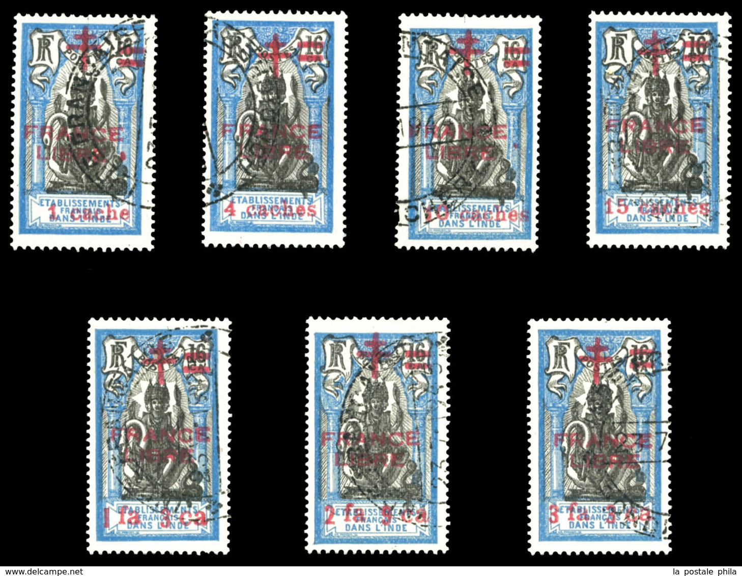 O INDE, N°184/90, Série Complète De 7 Valeurs TB  Qualité: O  Cote: 267 Euros - Unused Stamps