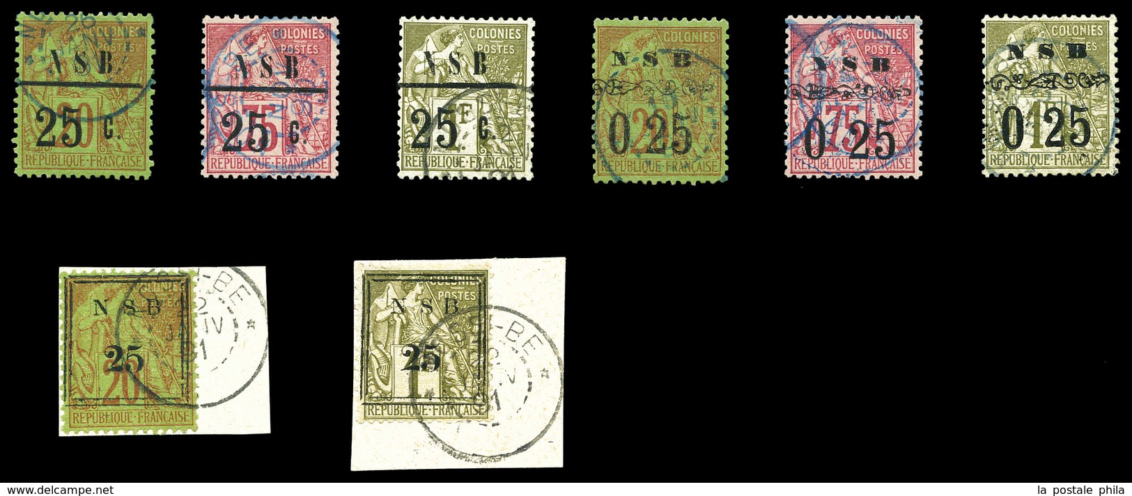 O NOSSI BE, N°10/18, Série Complète (sf 17), Les 8 Valeurs Oblitérées Càd. SUP. R. (certificat)  Qualité: O  Cote: 3420  - Used Stamps