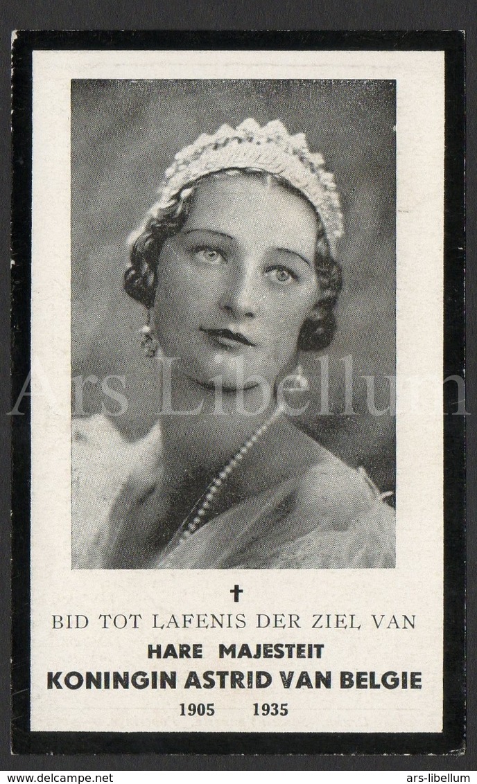 ROYALTY / Belgium / Belgique / België / Doodsprentje / Koningin Astrid / Reine Astrid / Queen Astrid / 2 Scans - Religion & Esotérisme