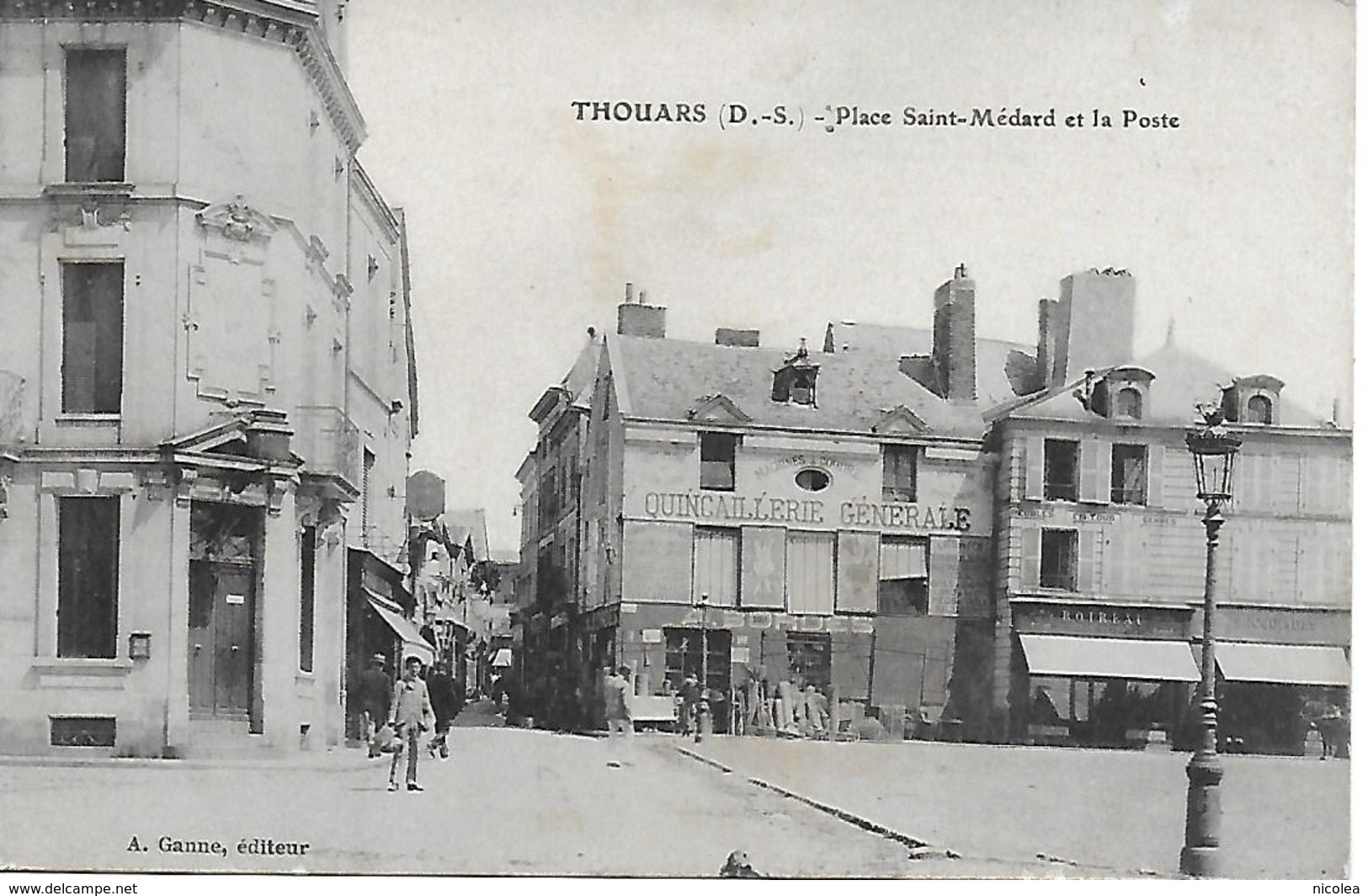 THOUARS LA POSTE PLACE SAINT MEDARD QUINCAILLERIE BORDES MEUBLES BOIREAU ... - Thouars