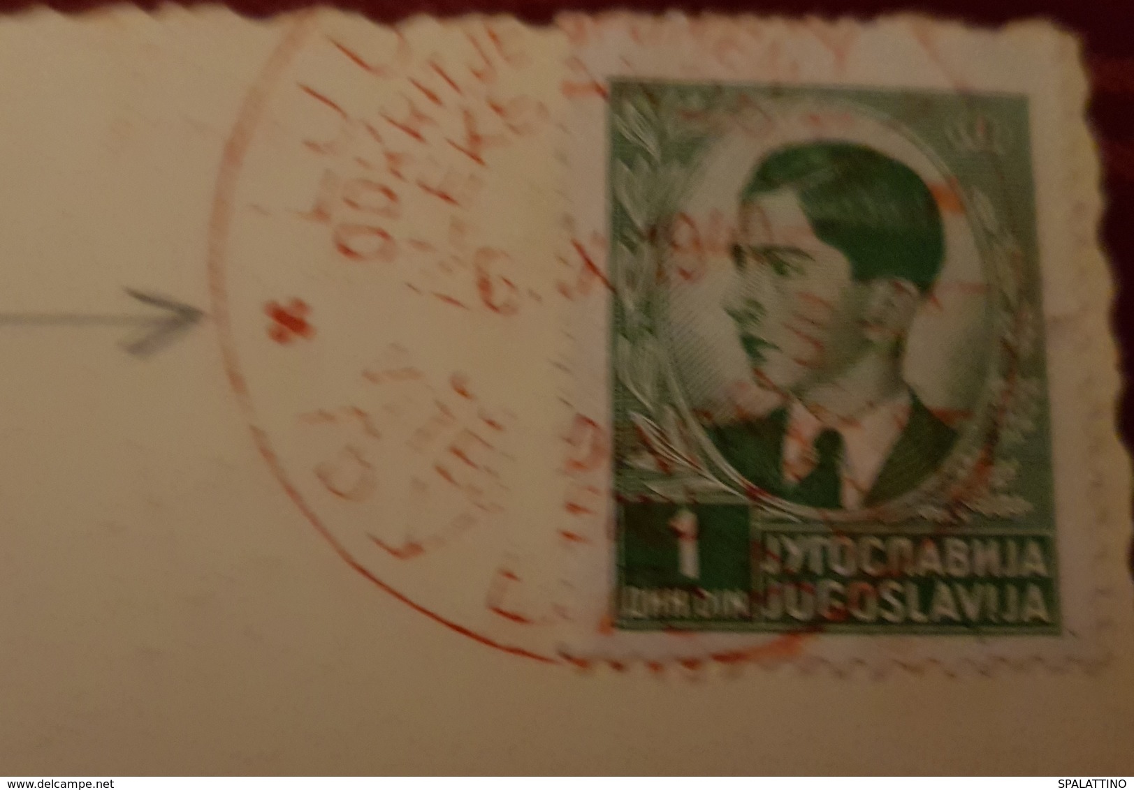 OJSTRICA 1940., SPECIAL RED POSTMARK - Slovenië