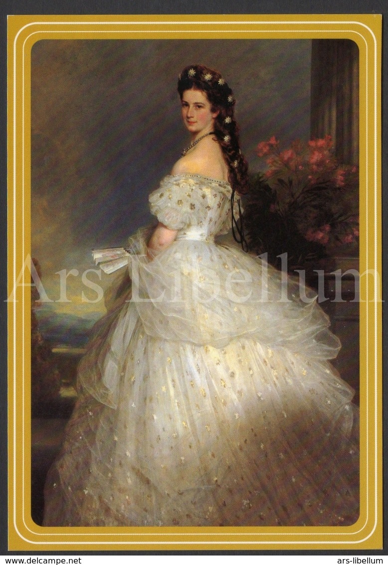 Large Postcard / ROYALTY / Kaiserin Elisabeth Von Österreich / Winterhalter, 1865 / Unused - Familles Royales