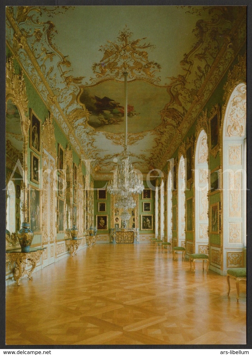 Large Postcard / ROYALTY / Unused / Residenz München / Reiche Zimmer / Grüne Galerie - Châteaux