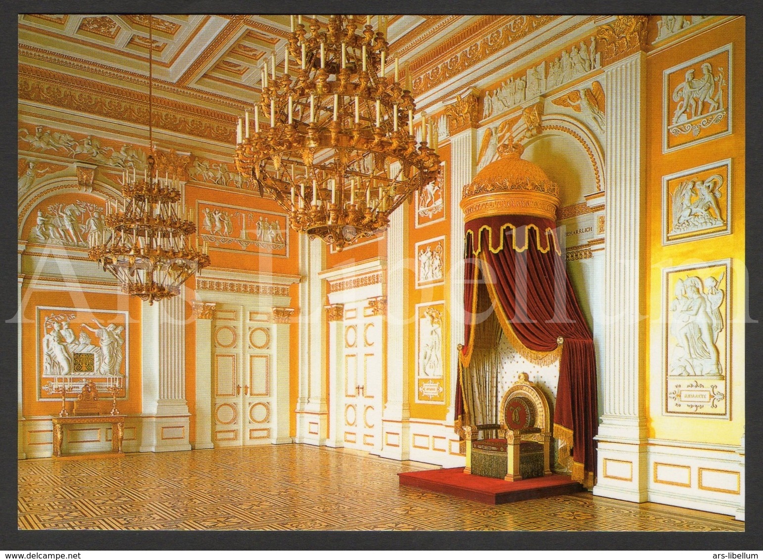 Large Postcard / ROYALTY / Unused / Residenz München / Königsbauräume / Thronsaal Der Königin - Châteaux