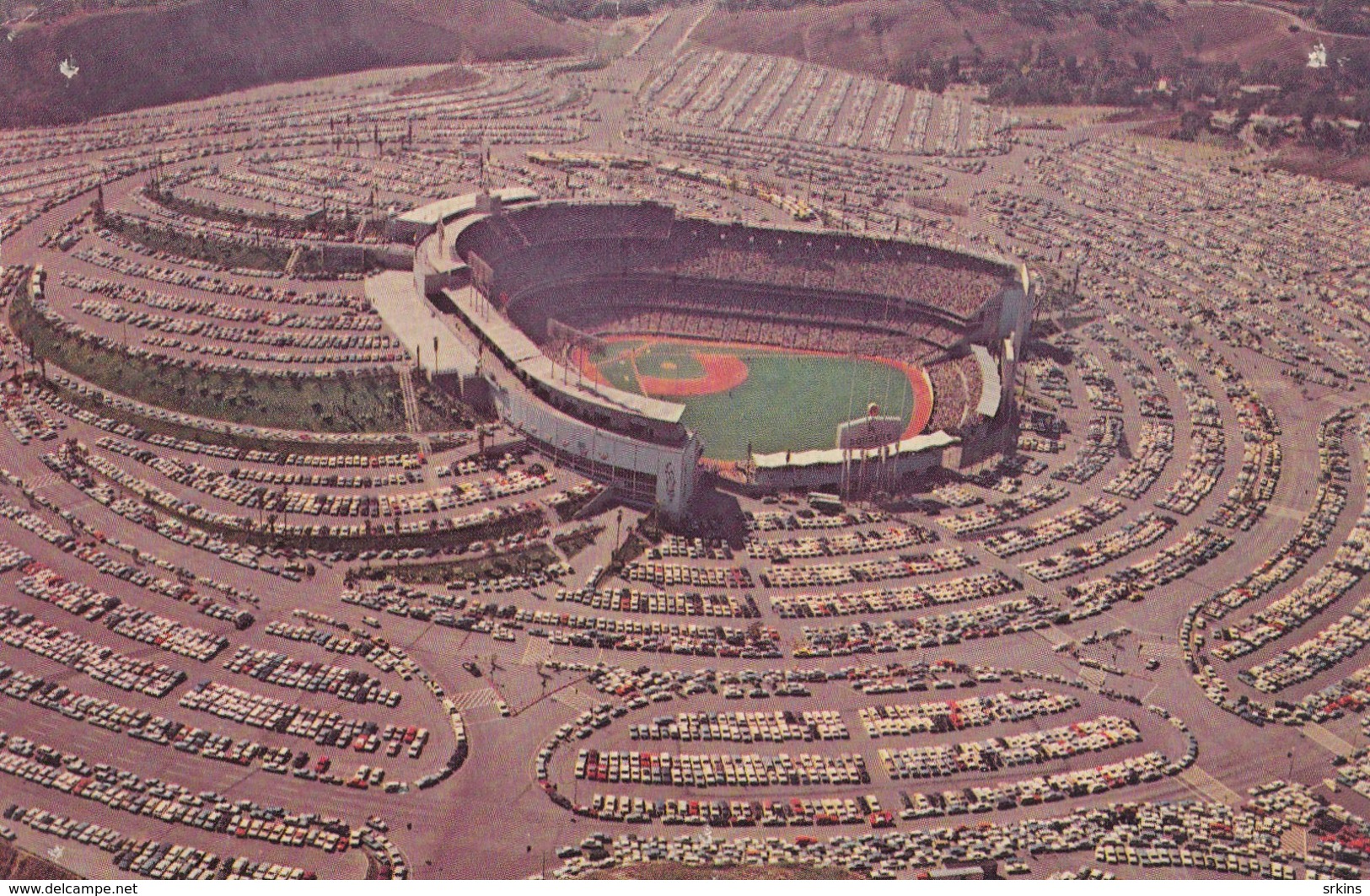 Postcard Dedger Stadium USA Baseball Stadio Stade Stadion - Baseball