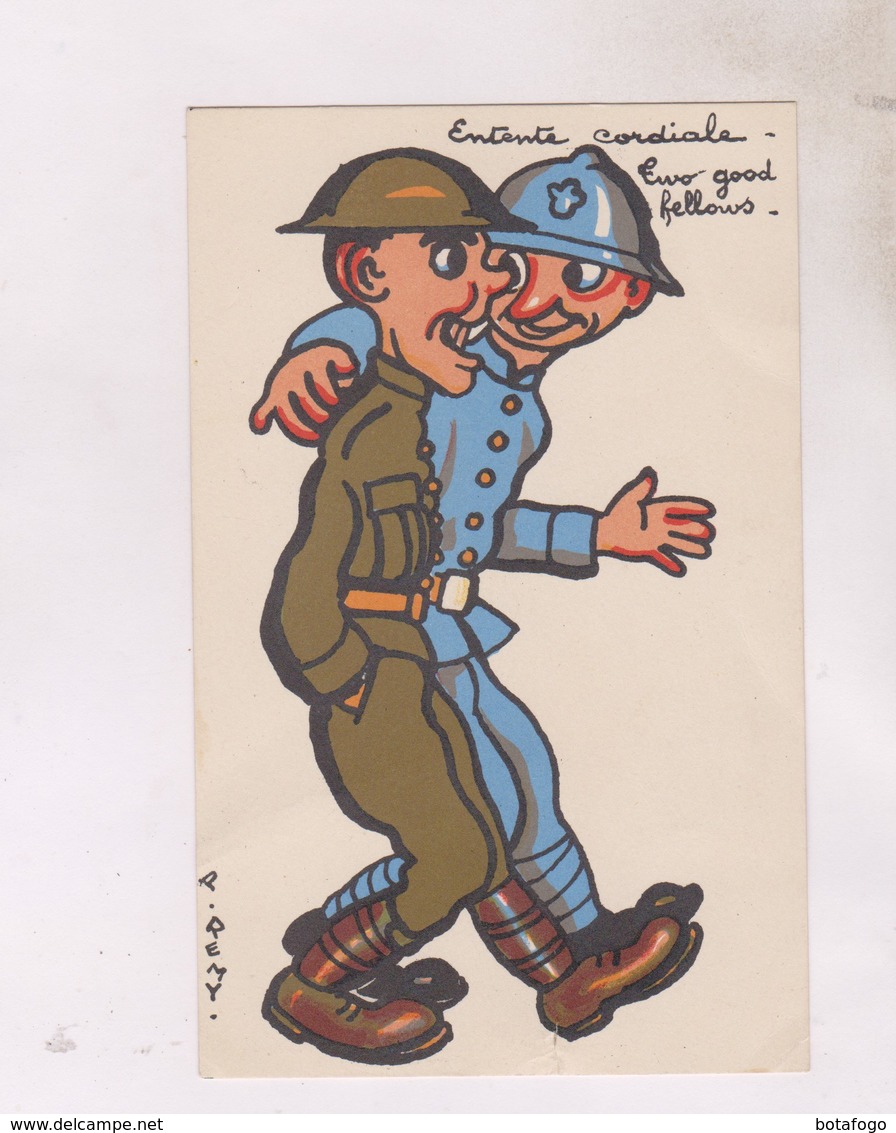 CPA ILLUSTREE A. REMY, ENTENTE CORDIALE - Remy, A.