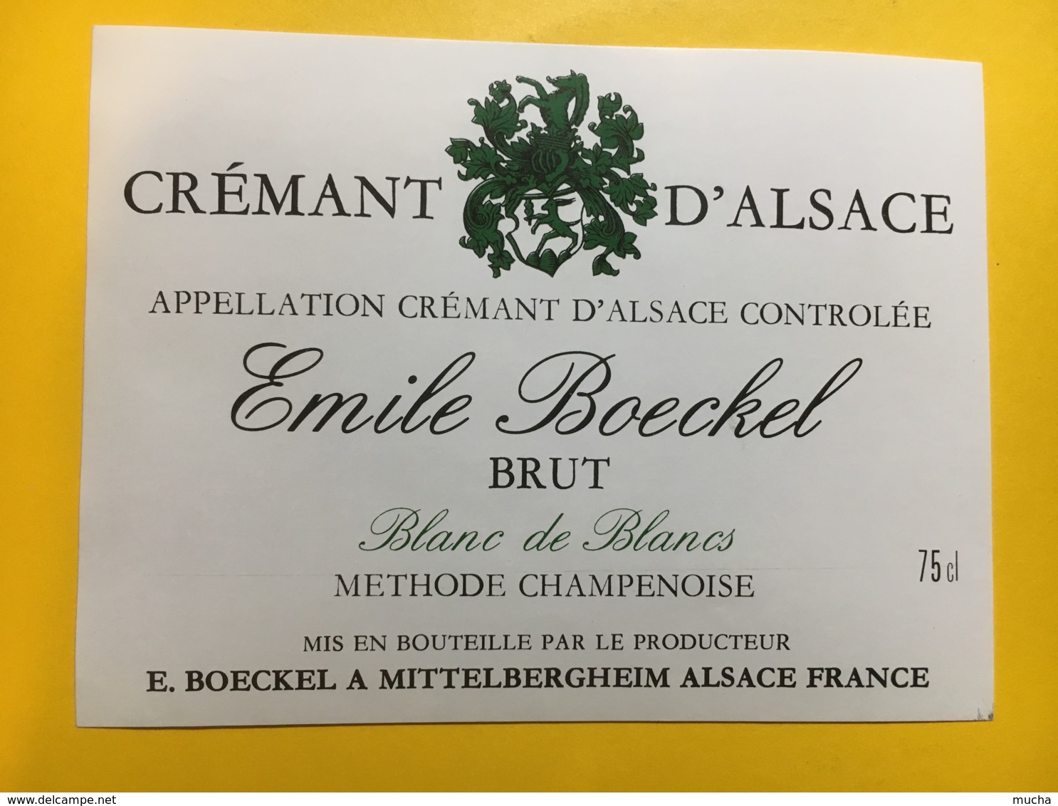 9140 - Crémant D'Alsace Emile Boeckel - Autres & Non Classés