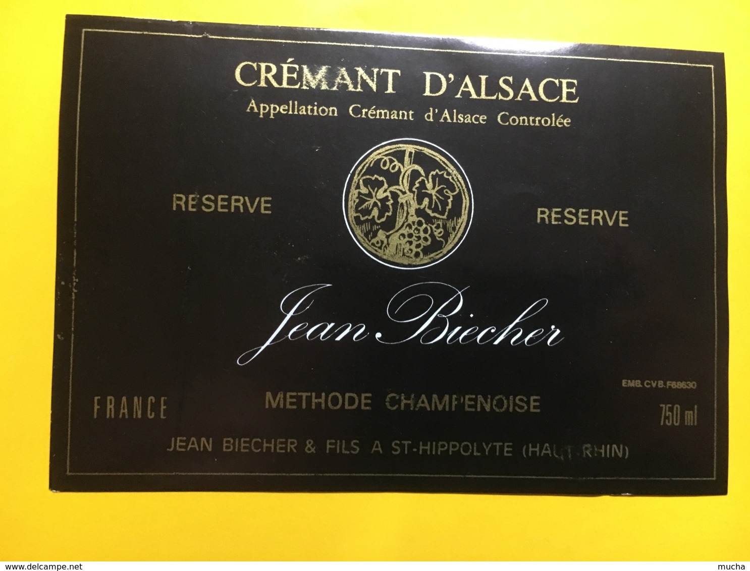9141 - Crémant D'Alsace Jean Biecher - Autres & Non Classés