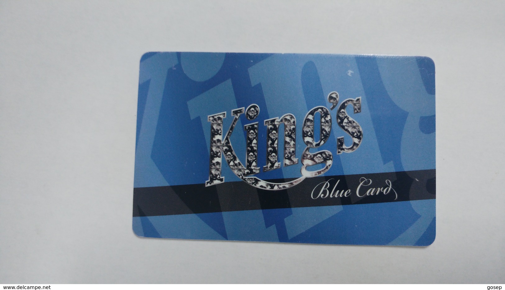 Czech Republic-casino-king's Blue Card-used Card+1card Prepiad Free - Casino Cards