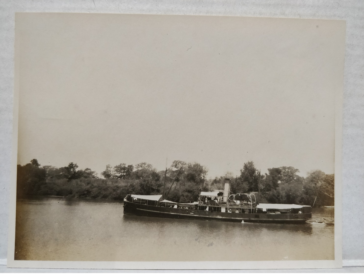 Fleuve Gambie. 1920. 11x8.5 Cm. Bateau Duncannon - Afrique